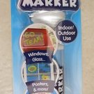 Glass & Poster Marker Paint & coloring indoor outdoor use Easy clean up NEW blue