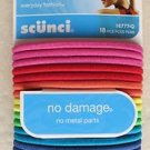 Scunci hair tie 18 pcs One pack 16777-Q No metal parts No damage girl multi colo