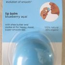 EOS Smooth Lip Balm Sphere Blueberry Acai - Blue Berry .25 oz ( 7g) Pack shea bu