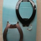 Goody Ouchless Flex No Metal Comfort Flex Updo Barrettes 2ct  Black brown 09292