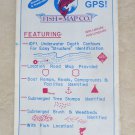 Fish n Map Co. CAMANCHE RES. FOLSOM LAKE waterproof plastic tearproof road boat