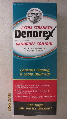 Denorex Shampoo + Conditioner Dandruff  Extra Strength 10 fl oz ( 296 mL ) NEW