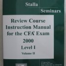 Stalla Seminars Review Course Instruction Manual for the CPA Exam 2000 Level I