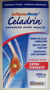 CELADRIN Advanced 180 Extra Strength Softgels Joint Health InflameAway ...