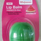 Walgreens lip balm Watermelon lip balm Vitamin E & Aloe green