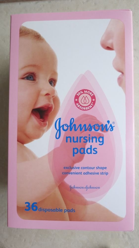 JOHNSON'S Nursing Pads 36 disposable exclusive contour shape convenient