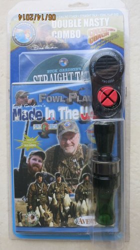 Buck Gardner Calls DOUBLE NASTY COMBO KIT-DNP duck call calling coach DVD straig