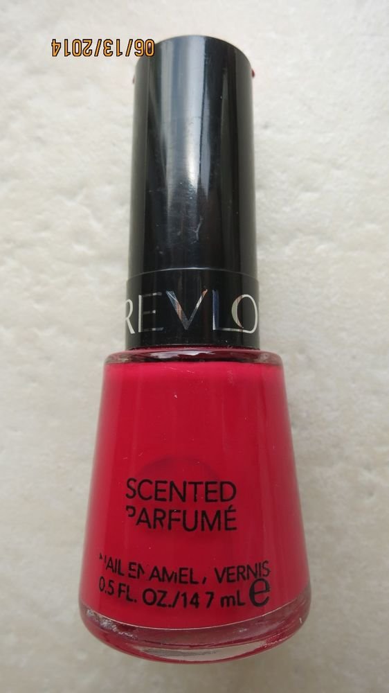 REVLON nail polish .5 FL OZ / 14.7 mL Mon Cherry Scented lacquer #335 Parfume N