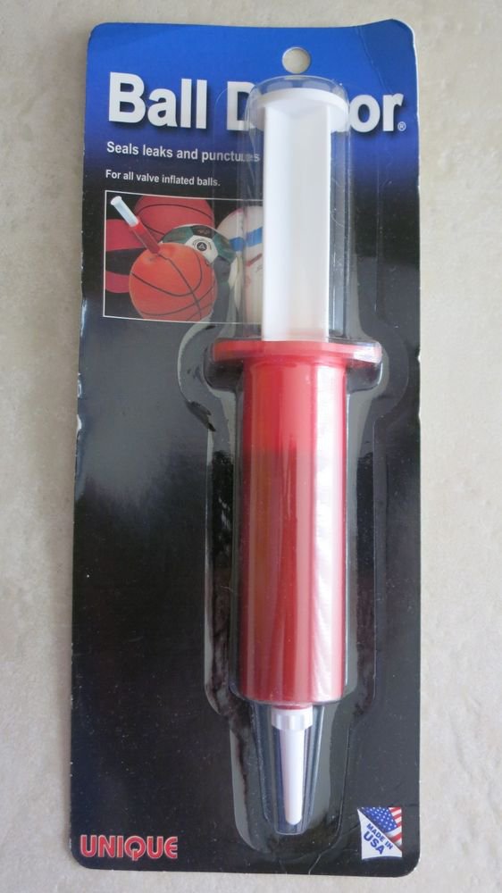 Unique Ball Doctor Seals leaks and punchures instantly BD1 basketball