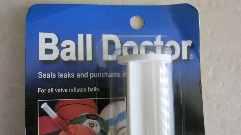 Unique Ball Doctor Seals leaks and punchures instantly BD1 basketball
