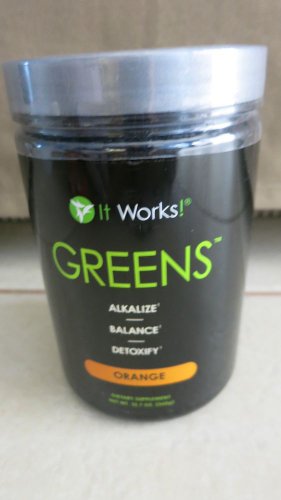 IT WORKS Global Greens ORANGE Alkalize Detoxify Balance 12.7 oz. ( 360g ) supple