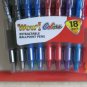 Pentel Retractable Ballpoint Pens Medium Point 18-Pack Assorted Colors BK440BP18