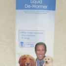 Pro Sense ROUNDWORM liquid de-wormer DOGS  4 oz. (120ml) round worms 8 in 1 DOG