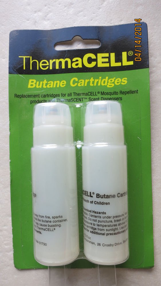 ThermaCELL Butane Cartridges 2 bottles Replacement cartridges for all