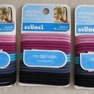 3 Scunci No Damage Hair Ties Ponytail Holders 18 pc (54 ct total) pink bk Colors