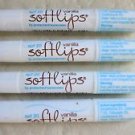LOT of 4 SOFTLIPS VANILLA Flavored Lip Protectant Sunscreen Balm / Gloss SPF 20
