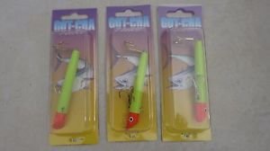 THREE SEA STRIKER GOT-CHA fishing lures 1 oz. blue fish spanish Mackerel trout