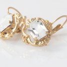 FREE Shipping Idit Stern Antique Brass Earrings
