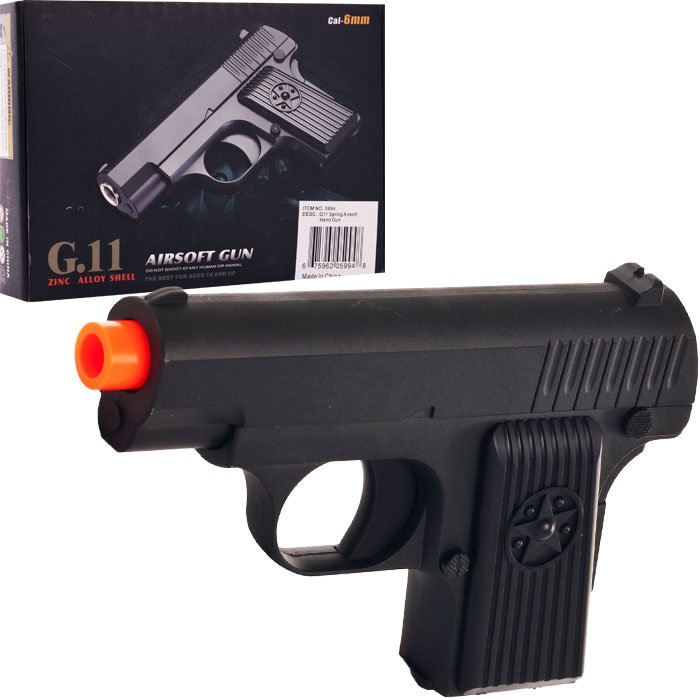 Whetstone™ G.11 Zinc Alloy Shell Airsoft Pistol