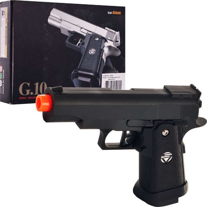 Whetstone™ G.10 Zinc Alloy Shell Airsoft Pistol