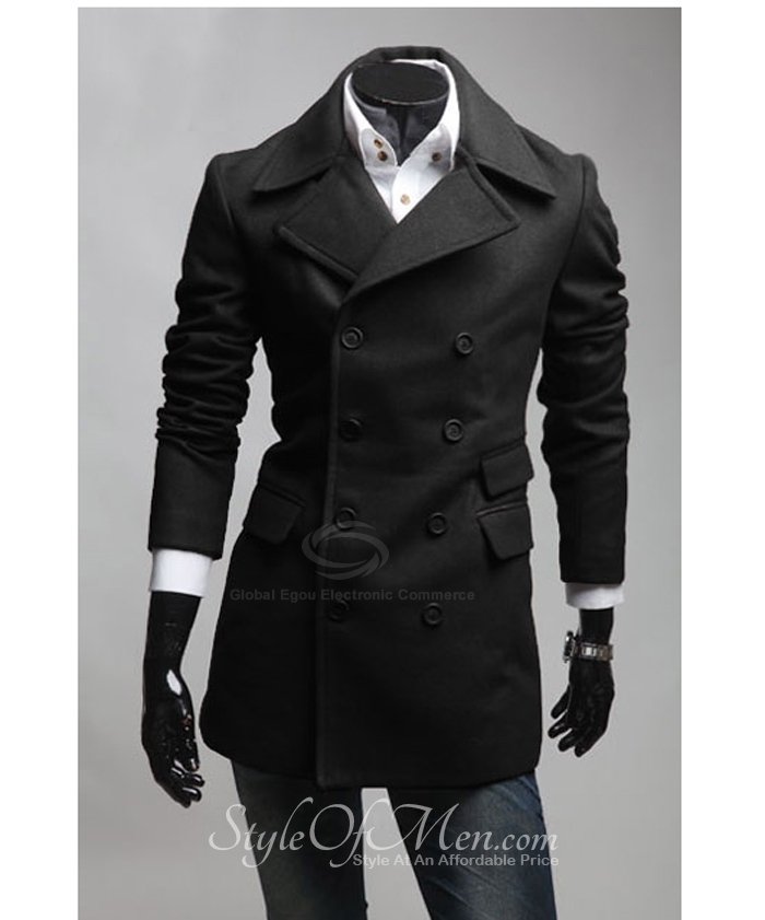 Stylish Sexy men's coat - Free Shipping