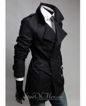 Sexy stylish men's winter jacket - Free Shipping