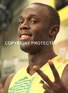 Usain Bolt "World's Fastest Man" 8x10 Color Photo