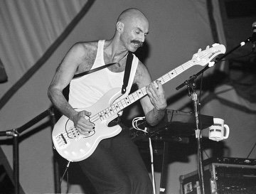 Tony Levin - Anderson, Bruford, Wakeman & Howe 8&acirc;��x10&acirc;�� BW Concert Photo (Brand New)