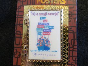 Disney Attractions Poster Hinged Pin It's A Small World LE pin