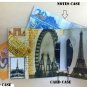 Wallet with envelope print pattern
