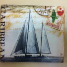 Wallet with "Sailboat" print pattern