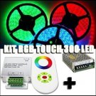3x5m Led Strip 5050 RGB Wireless Dimmer Touch RemoteControl 15A power supply