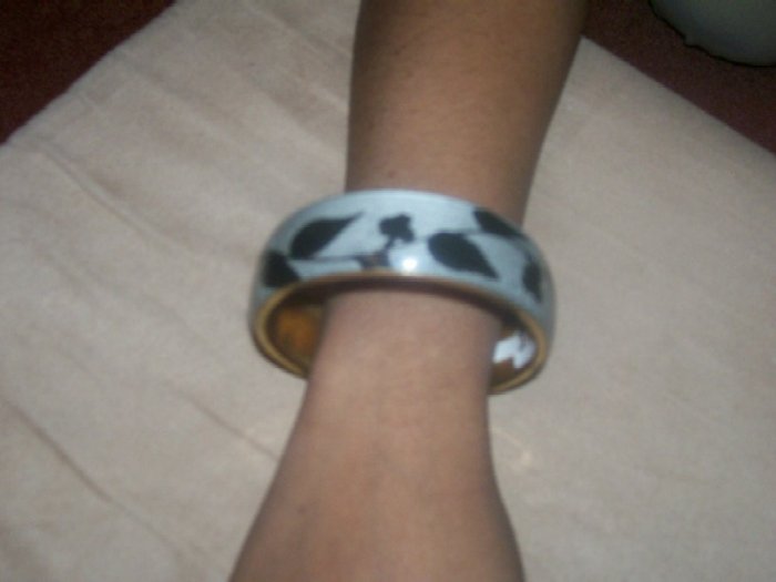 Black and White Print Bracelet