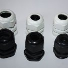 PG16 Nylon 66 Material IP68 Cable Glands Waterproof Level White Black Color On Sale 100PCS/Bag