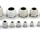 PG9 Nylon Plastic Waterproof Cable Glands IP68 CE Rohs Grey Black Color Cable Joint 100PCS/Bag