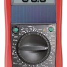 UT90B LCD Solar Charged Environmental Friendly Digital Multimeters DC AC Volt Amp Resistance Tester