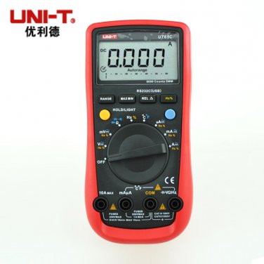 UNI-T UT-61C LCD Auto/Manual Ranging Modern Digital Multimeters UT61C AC DC Meters