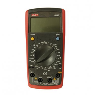 UNI-T UT39C Digital Multimeter AC DC Volt Amp Ohm Capacitance Temp Hz Tester