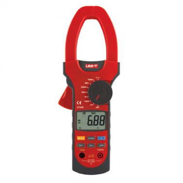 UNI-T UT-208 Clamp Auto Range LCD Digital Multimeter UT208 Voltage Amp Ohm Temp Tester