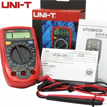 UNI-T UT33D Digital LCD Palm Size UT-33D Precision Handheld Multimeters