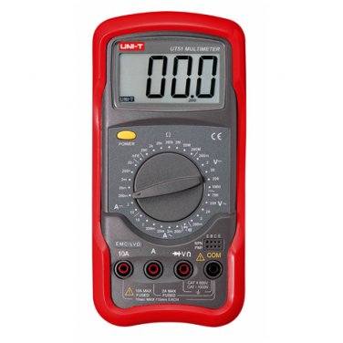UNIT-T UT51 UT-51 LCD Standard Digital Multimeters AC/DC Resistance Meter Volt Ohm