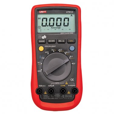 UNI-T UT-61A LCD Auto/Manual Ranging Modern Digital Multimeters UT61A AC DC Meters