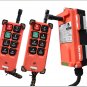 2 Transmitter+Receiver 8 Channels 1 Speed Hoist Crane Industrial Remote Control Lift Crane Control