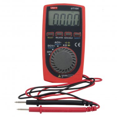 UNI-T UT10A Modern Pocket Size Digital Multimeters AC DC Meter Ohm Capacitance Hz Tester