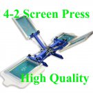 FAST FREE shipping 4 color 2 station t-shirt screen printing machine press printer carousel