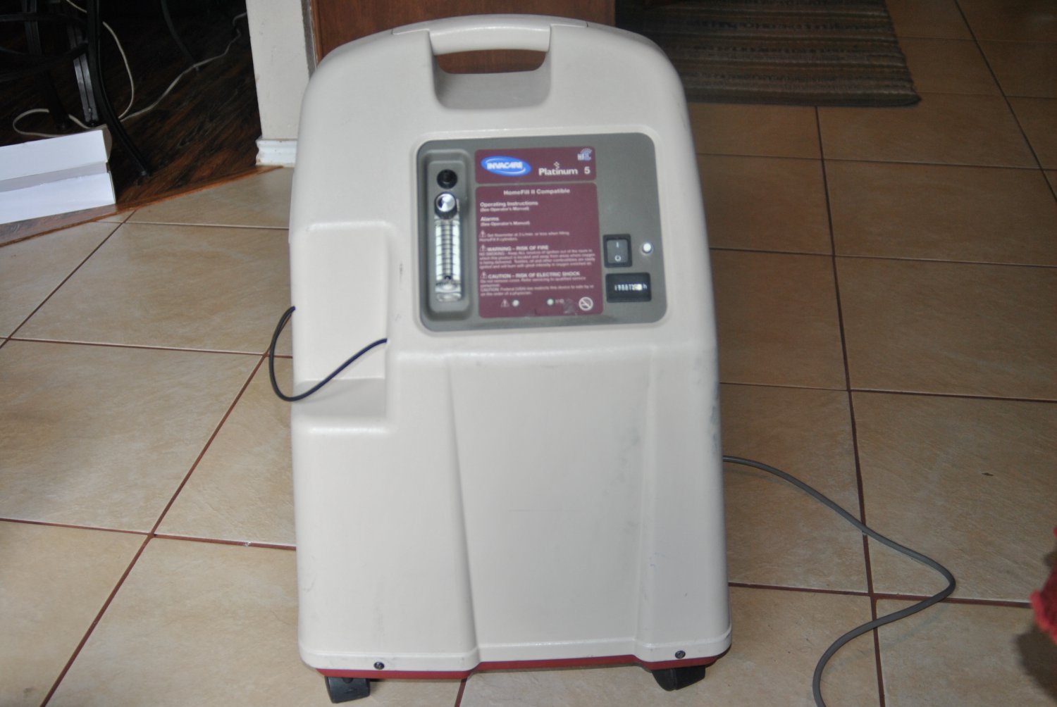 Invacare Oxygen Concentrator User Manual