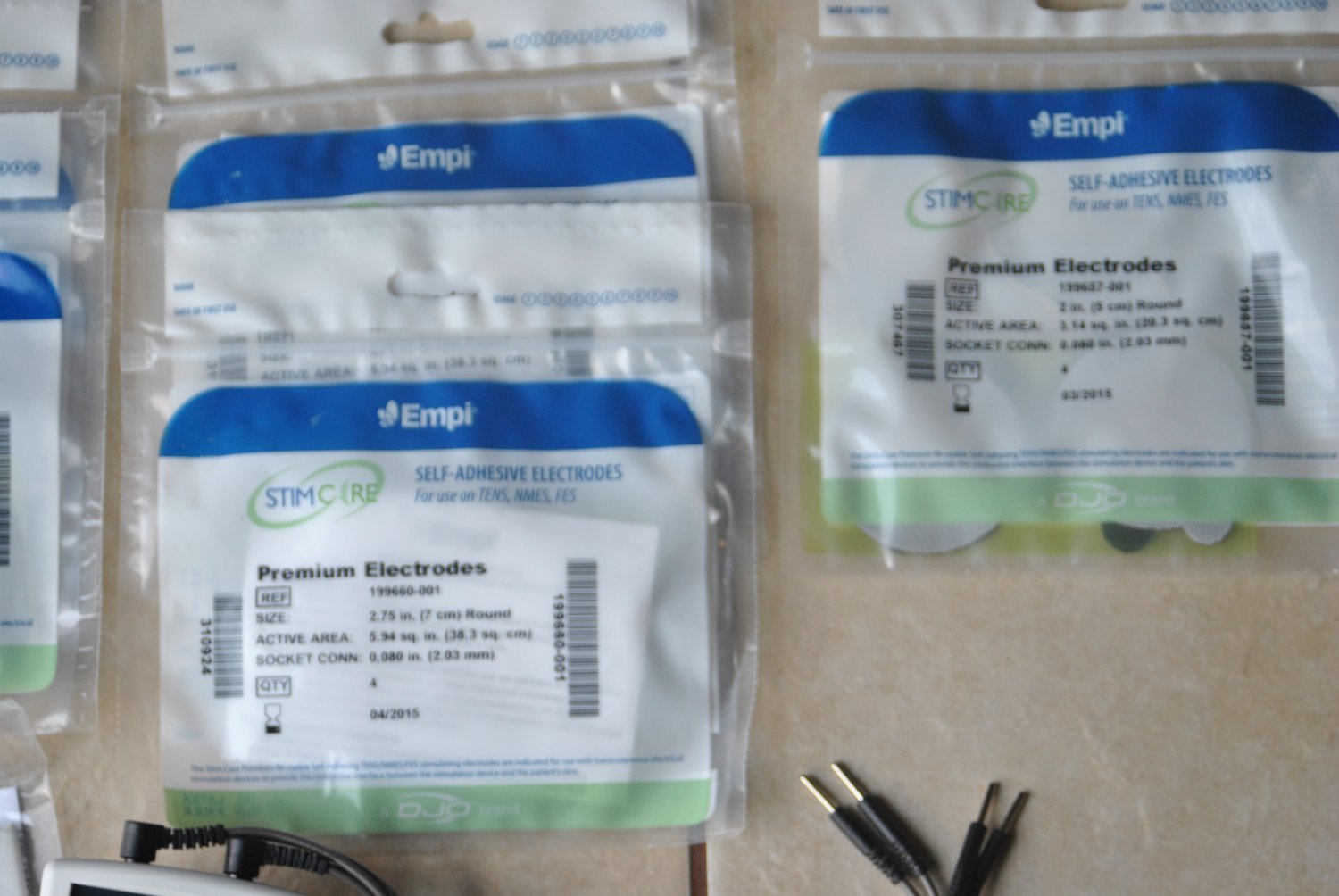 Empi Select Tens Device Unit 199580001 with Self Adhesive Electrodes