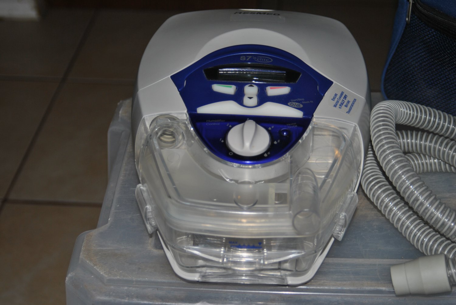 ResMed S7 Elite 30002 CPAP 2624 hrs jul18 #145