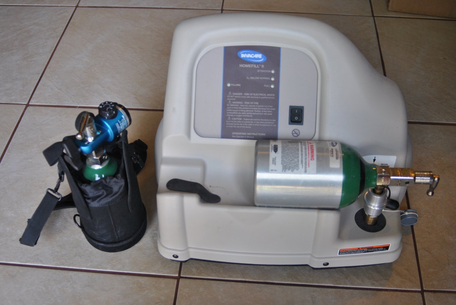 Invacare Venture Homefill II IOH200 Oxygen Compressor 53 hrs aug18 15
