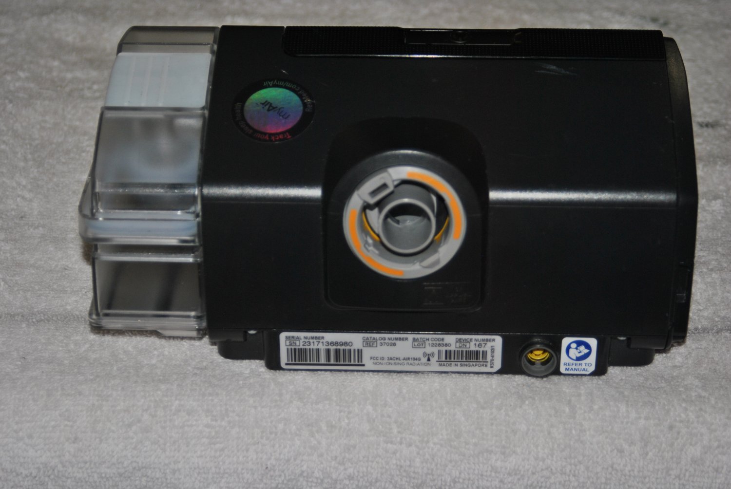 Resmed AirSense 10 Autoset Air10 CPAP 37028 no power cord jun19 76J